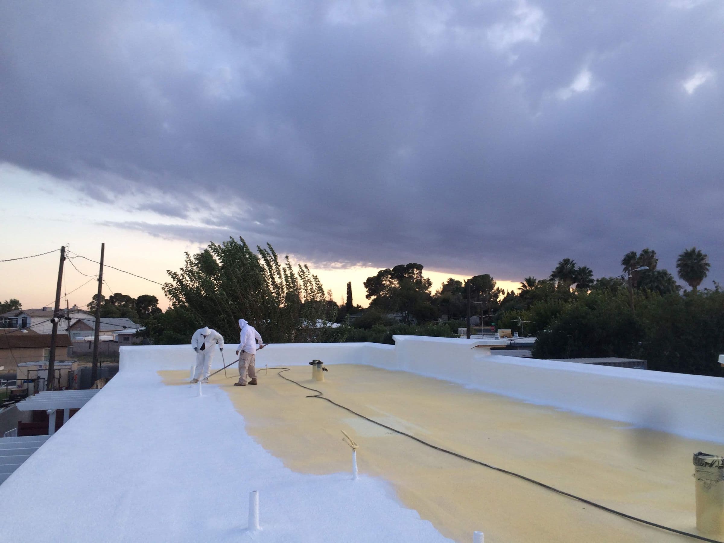 coating going on